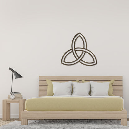 Wandbild Holz "Triquetra" - Nanino Design Onlineshop -