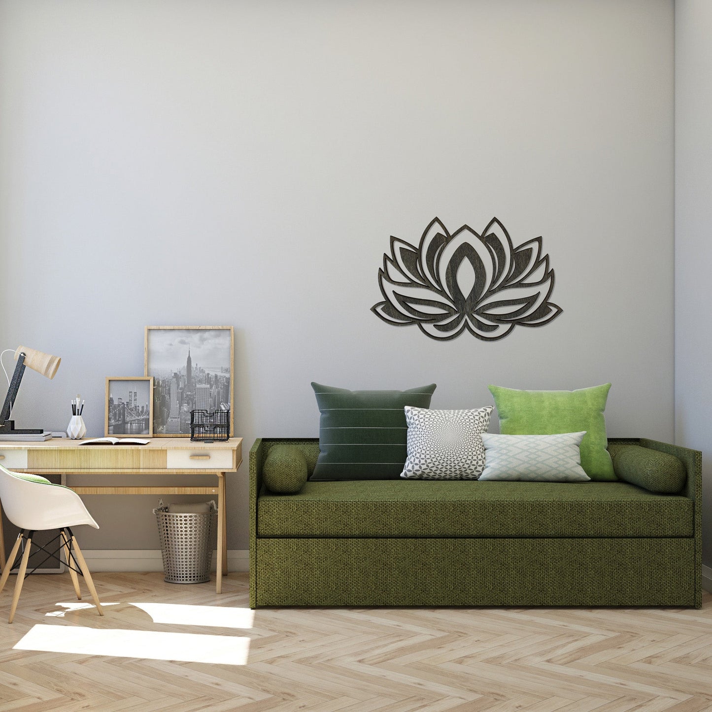 Wandbild Lotusblume V1 - Nanino Design Onlineshop -